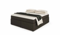 Boxspringbett Headless King braun