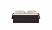 Boxspringbett Headless King anthrazit