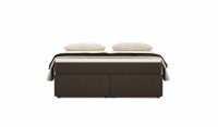 Boxspringbett Headless King braun