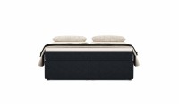 Boxspringbett Headless King marineblau