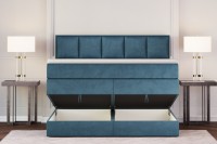 Dream Boxspringbett mit Bettkasten grau