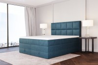 Dream Boxspringbett mit Bettkasten grau