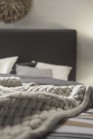 Serta Classico Boxspringbett Kopfteil grau