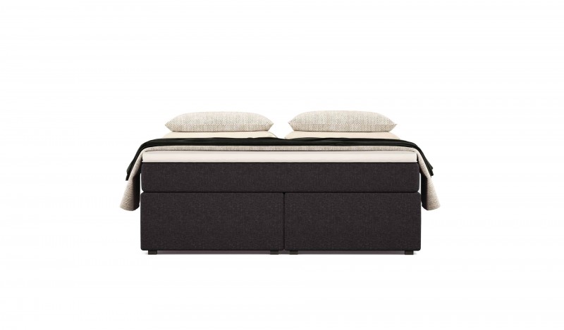 Boxspringbett Headless King anthrazit