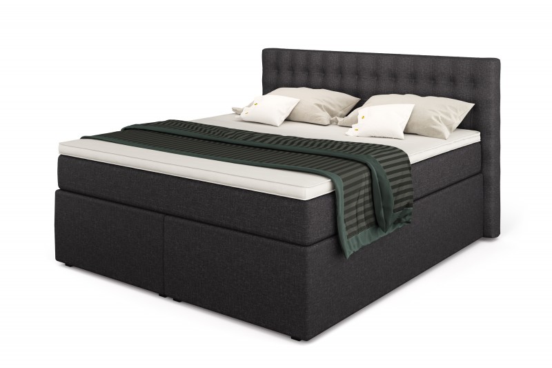 Boxspringbett King mit Bettkasten