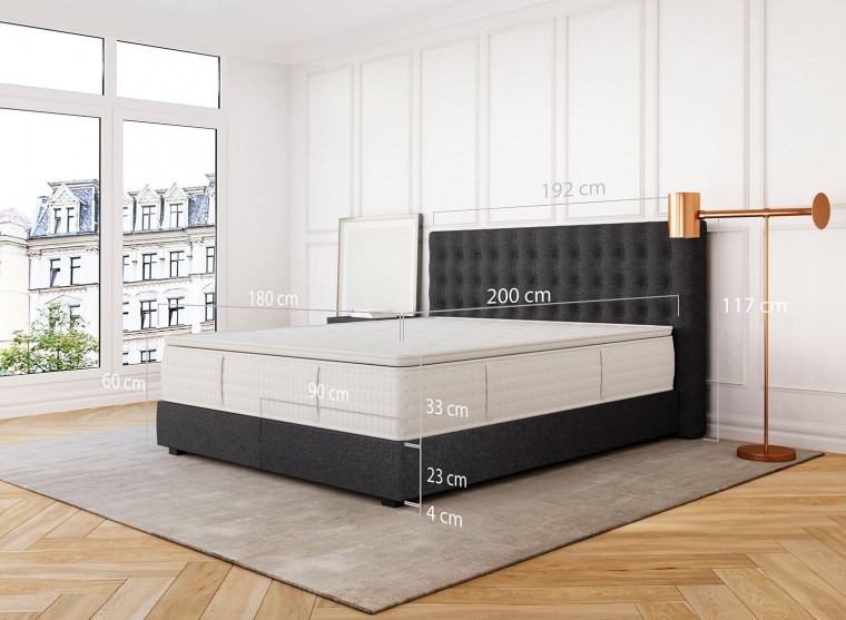 Boxspringbett King deluxe