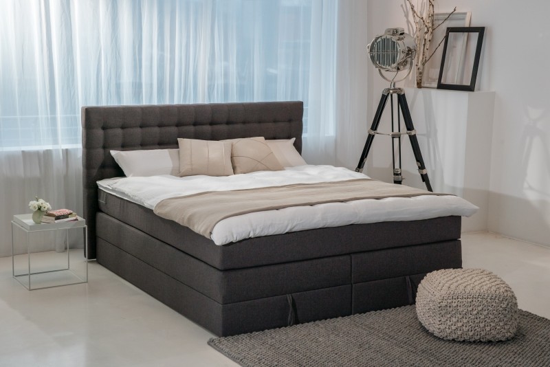 Boxspringbett King mit Bettkasten