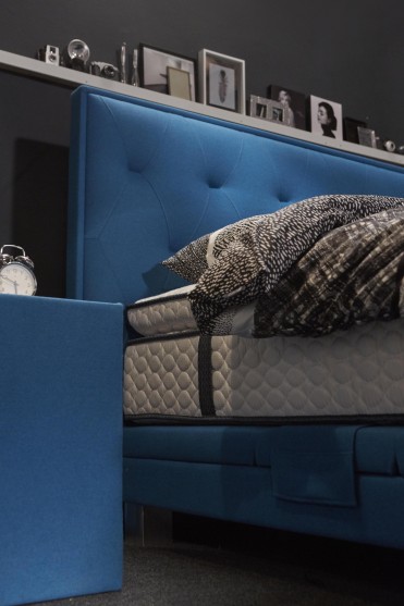 Serta Serafin Boxspringbett blau