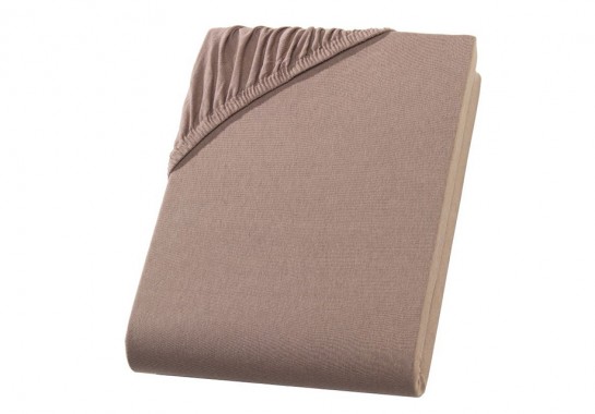 King Spannbettlaken für Boxspringbetten 140-160x200 in nougat